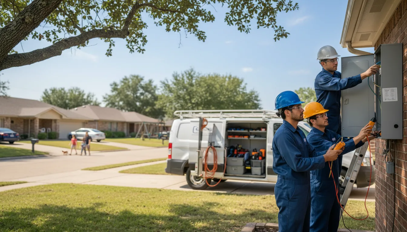 Certified electrician providing emergency electrical services in Van Voorhis, PA